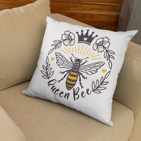 Hand Crafted Accents Queen Bee Pillow Cover Poshmark